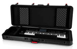 Gator Cases GTSA-KEY76 Keyboard Case for 76-note Keyboards with Wheels - Hollywood DJ