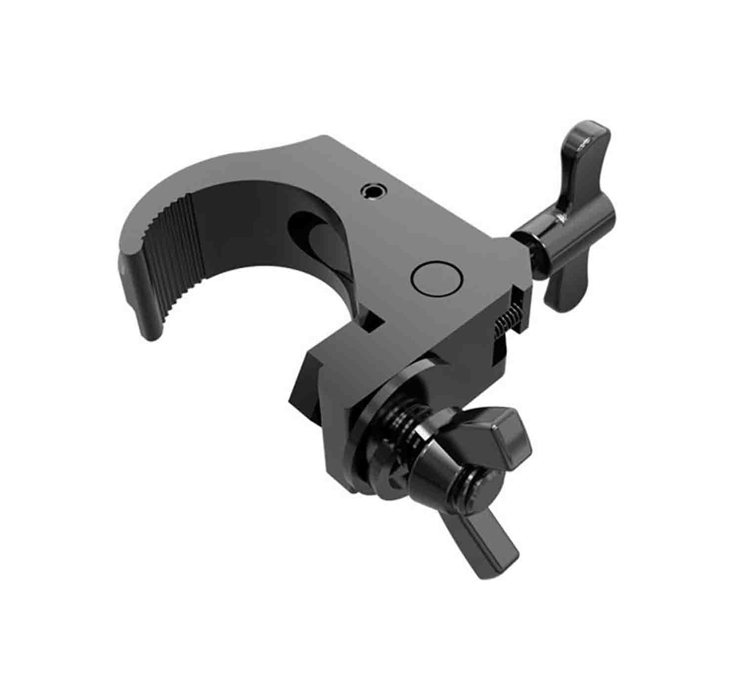 Global Truss JR SNAP CLAMP BLK, Light Duty Low Profile Hook Style Clamp - Black - Hollywood DJ