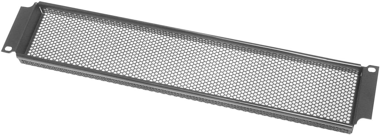 Odyssey ARSCLP02 19 Inch Rack Mountable Raised Perforated Security Panel 2U (3.5 Inches) - Hollywood DJ