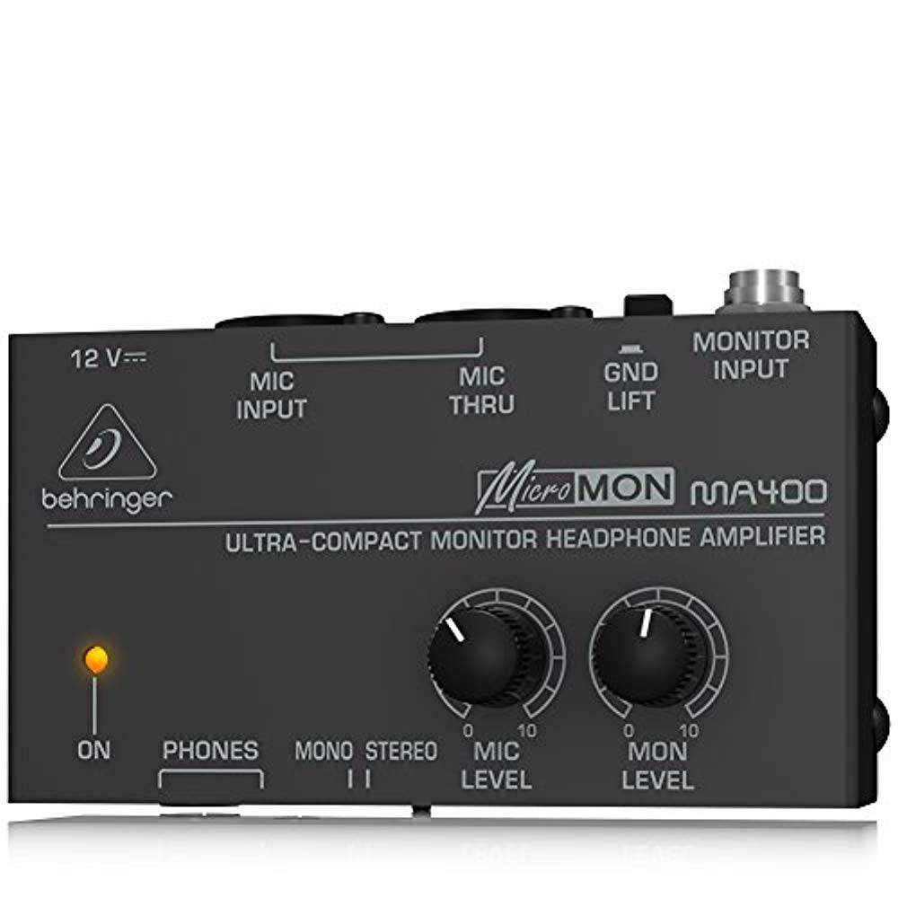 Behringer MA400 Ultra Compact Monitor Headphone Amplifier - Hollywood DJ