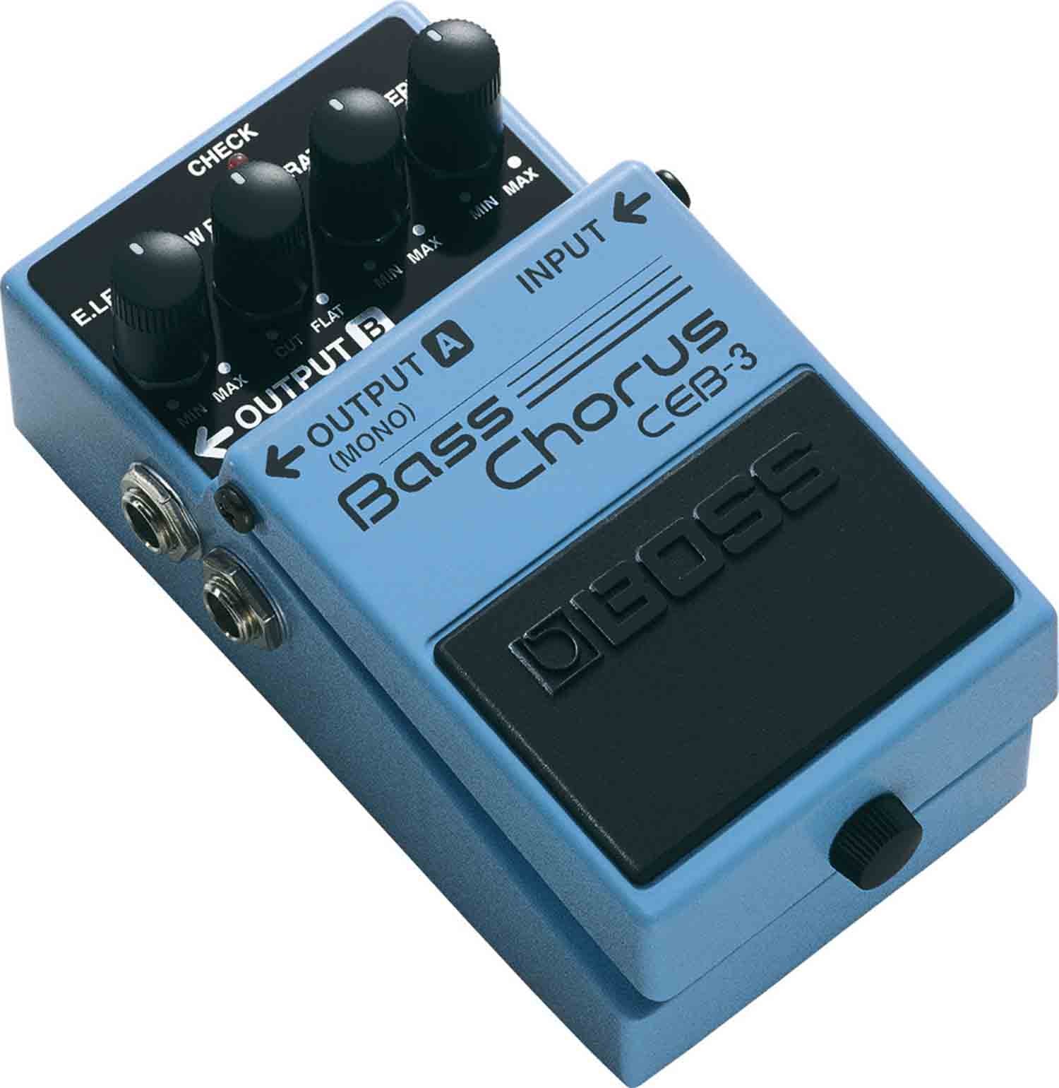 Open Box: Boss CEB-3, Bass Chorus Pedal - Hollywood DJ