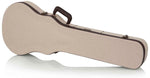 Gator Cases GW-JM LPS Deluxe Wood Case for Les Paul Style Guitars - Journeyman Burlap Exterior - Hollywood DJ