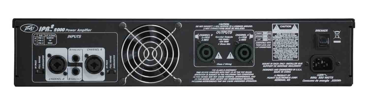 Open Box: Peavey IPR 2 2000 2-Channel Lightweight Power Amplifier - Hollywood DJ