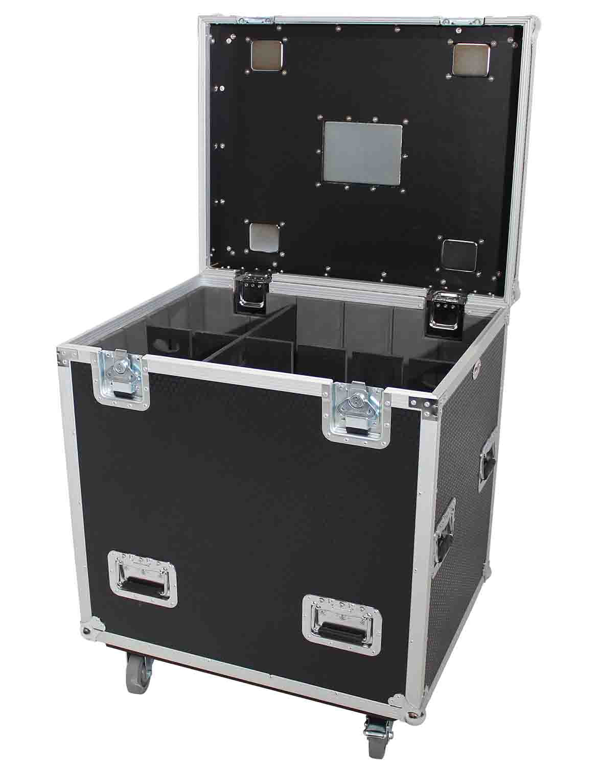 ProX XS-UTL243036W Heavy-Duty Truck Pack Utility Flight Case W-Divider and Tray Kit - 24"X30"X36" - Hollywood DJ