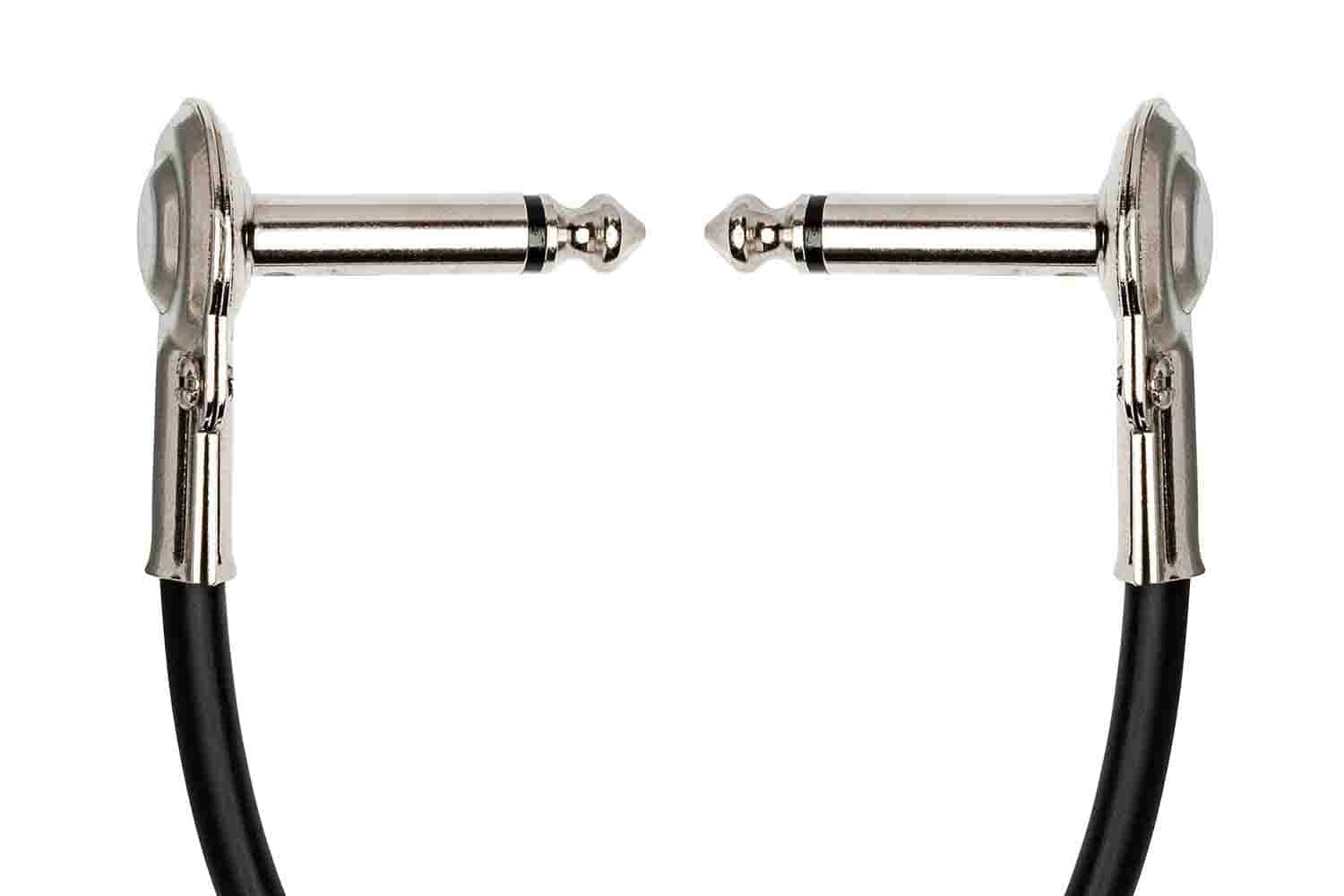 Hosa IRG-600.5 Guitar Patch Cable Low-profile Right-angle to Same 6 in - 6 pc - Hollywood DJ