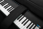 Gator Cases GK-49 Rigid EPS Foam Lightweight DJ Case for 49 Note Keyboards with Wheels - Hollywood DJ