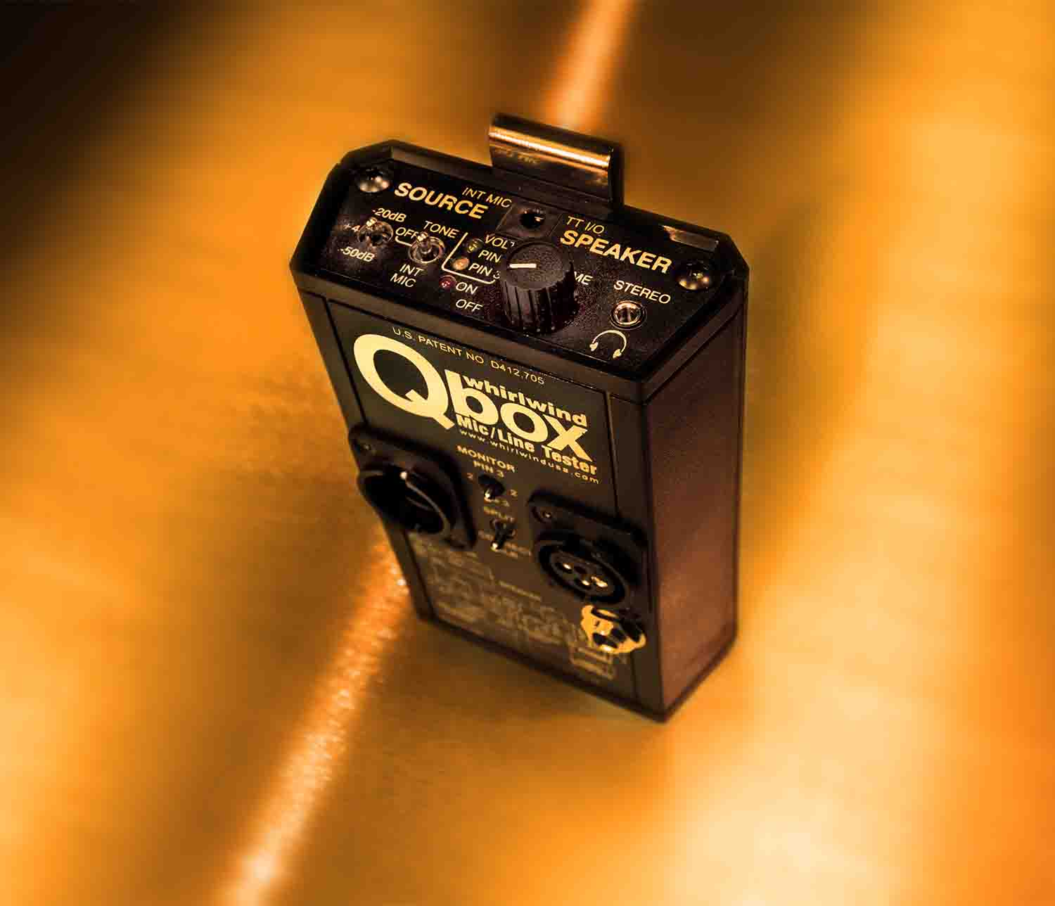 Whirlwind QBOX Audio Line Tester and Test Tone Generator - Hollywood DJ
