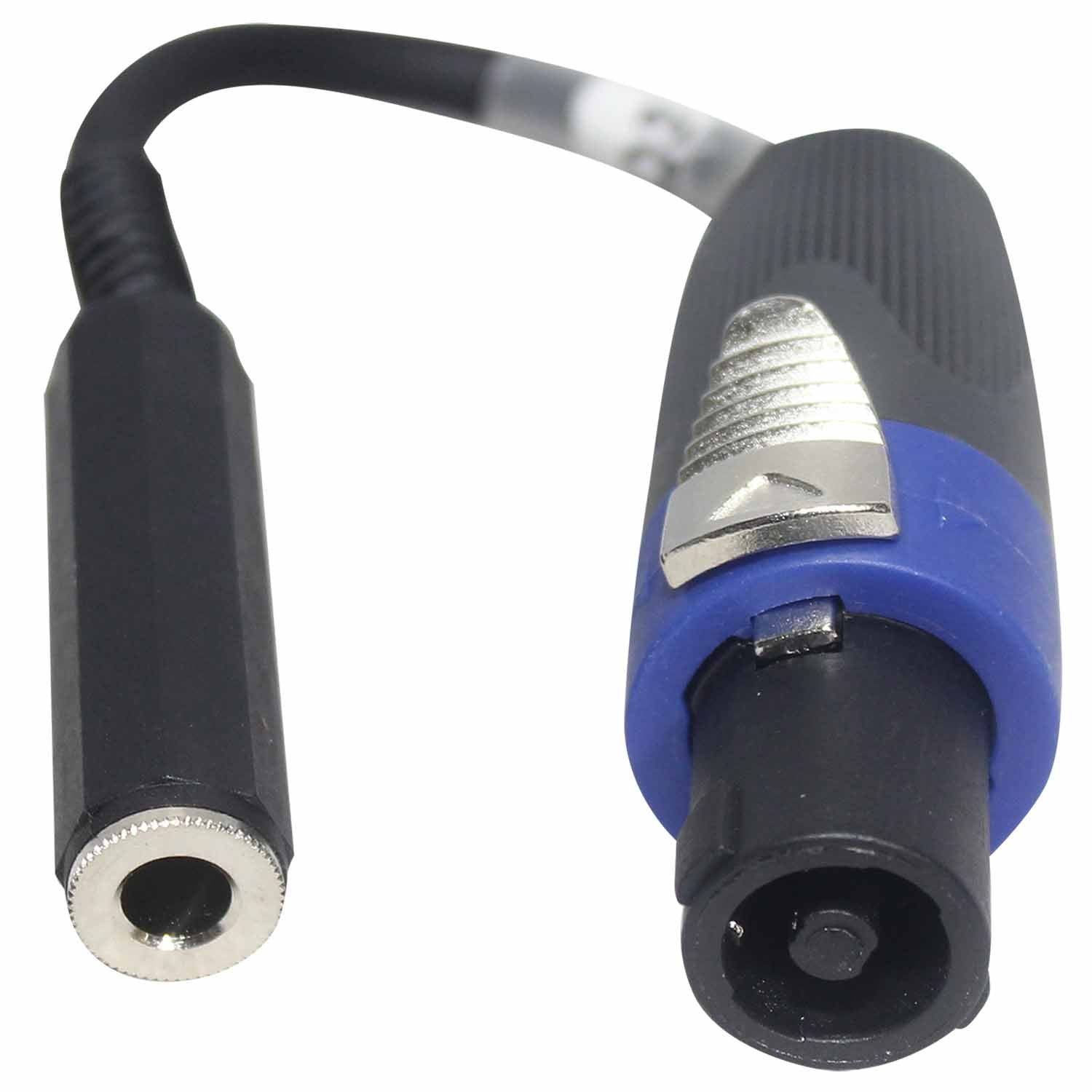 ProX XC-SQF 6" Speaker Twist Connector Male to 1/4" TS-F Female High Performance Speaker Cable - Hollywood DJ