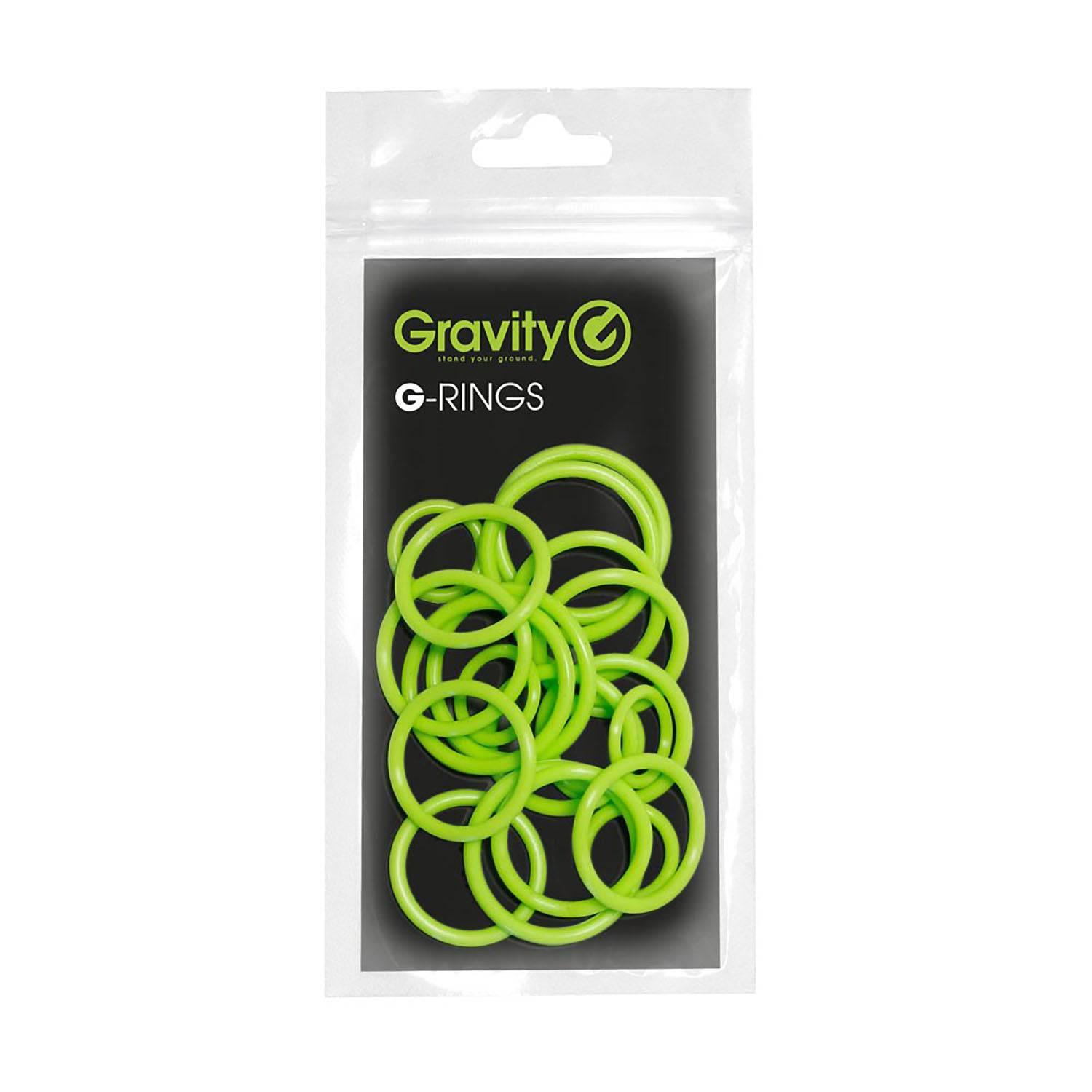 Gravity GRP5555GRN1 Universal Gravity Ring Pack, Sheen Green - Hollywood DJ