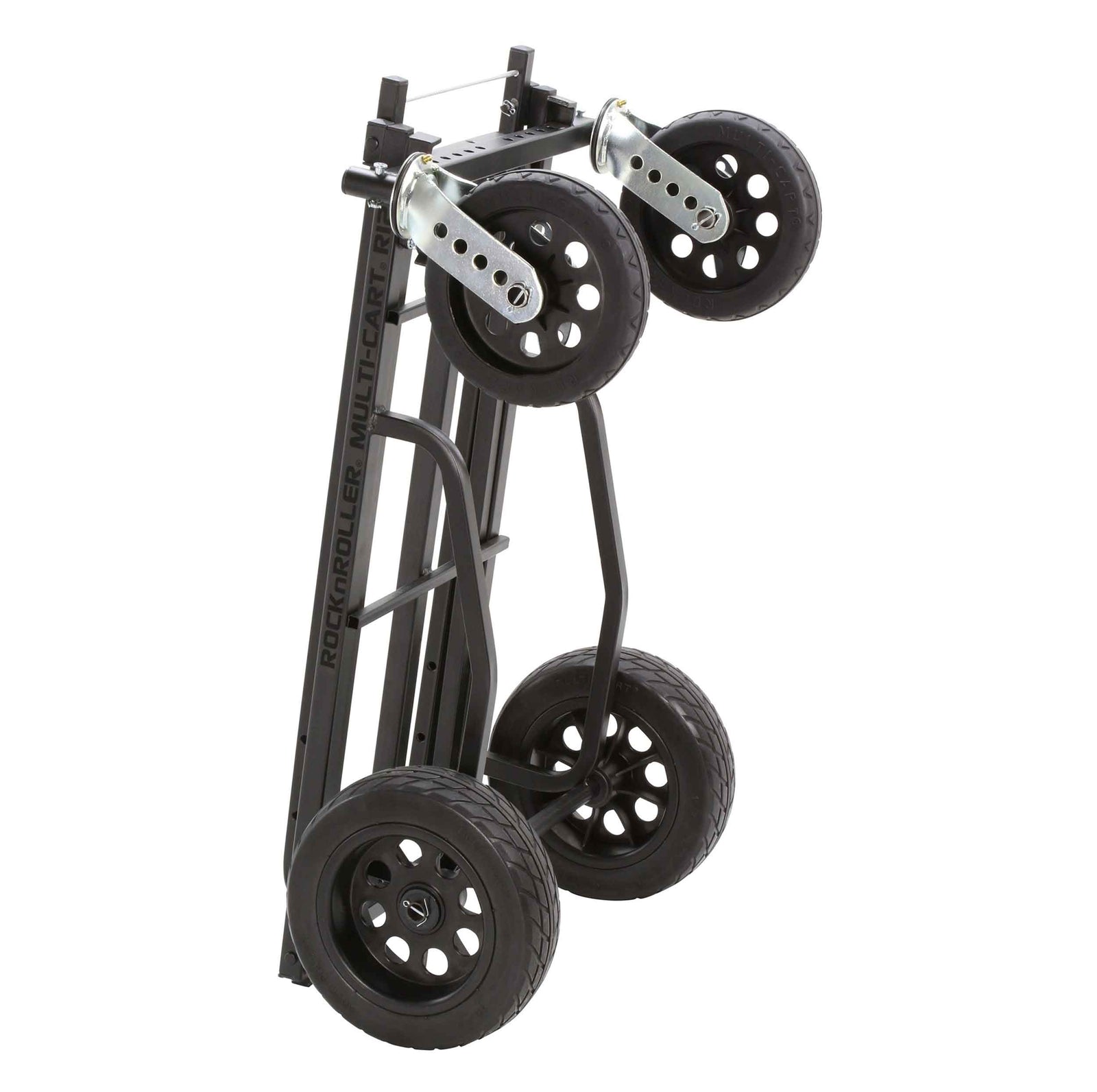 Rock N Roller R12STEALTH 8-in-1 Folding Multi-Cart/Hand Truck/Platform Cart - Hollywood DJ
