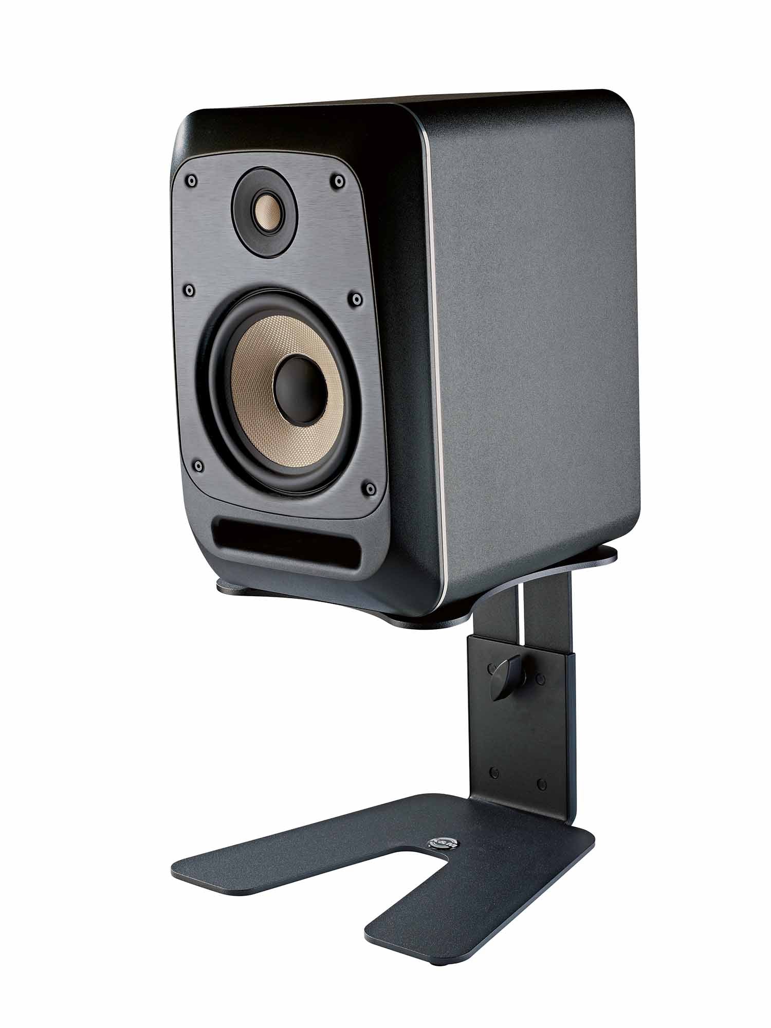 K&M 26774 Table Monitor Stand - Black - Hollywood DJ
