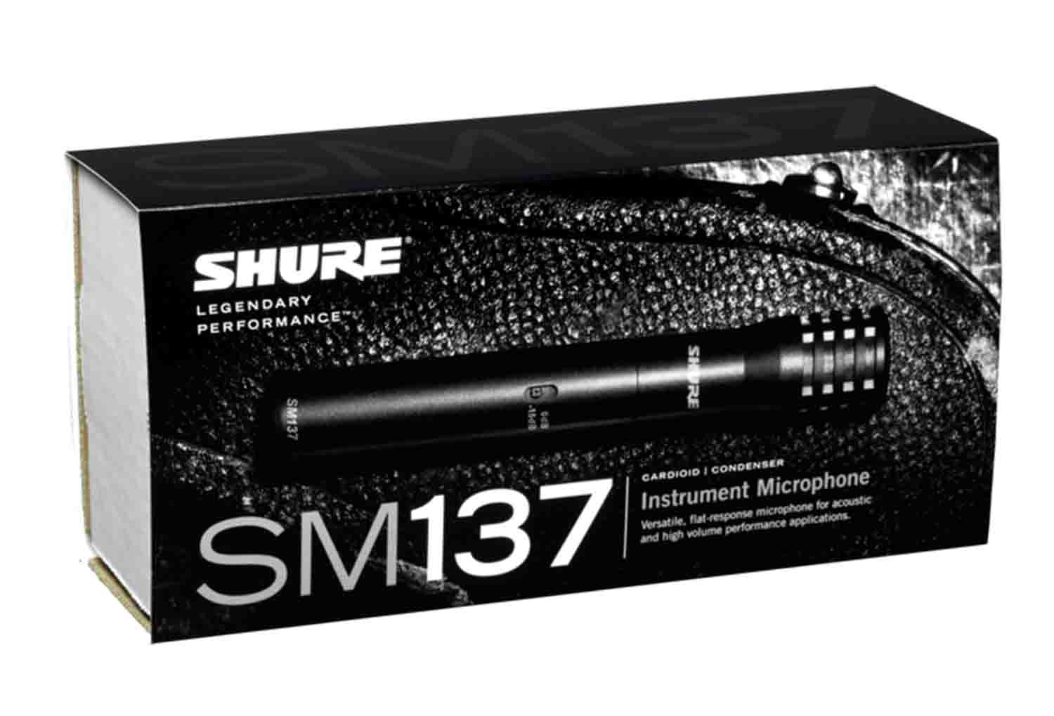 Shure SM137-LC Professional Instrument Condenser Microphone - Hollywood DJ
