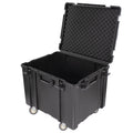 Odyssey VU252020WNF Empty Bottom Interior Injection-Molded Utility Case with Wheels - 25.5″ x 20.5″ x 18″ - Hollywood DJ