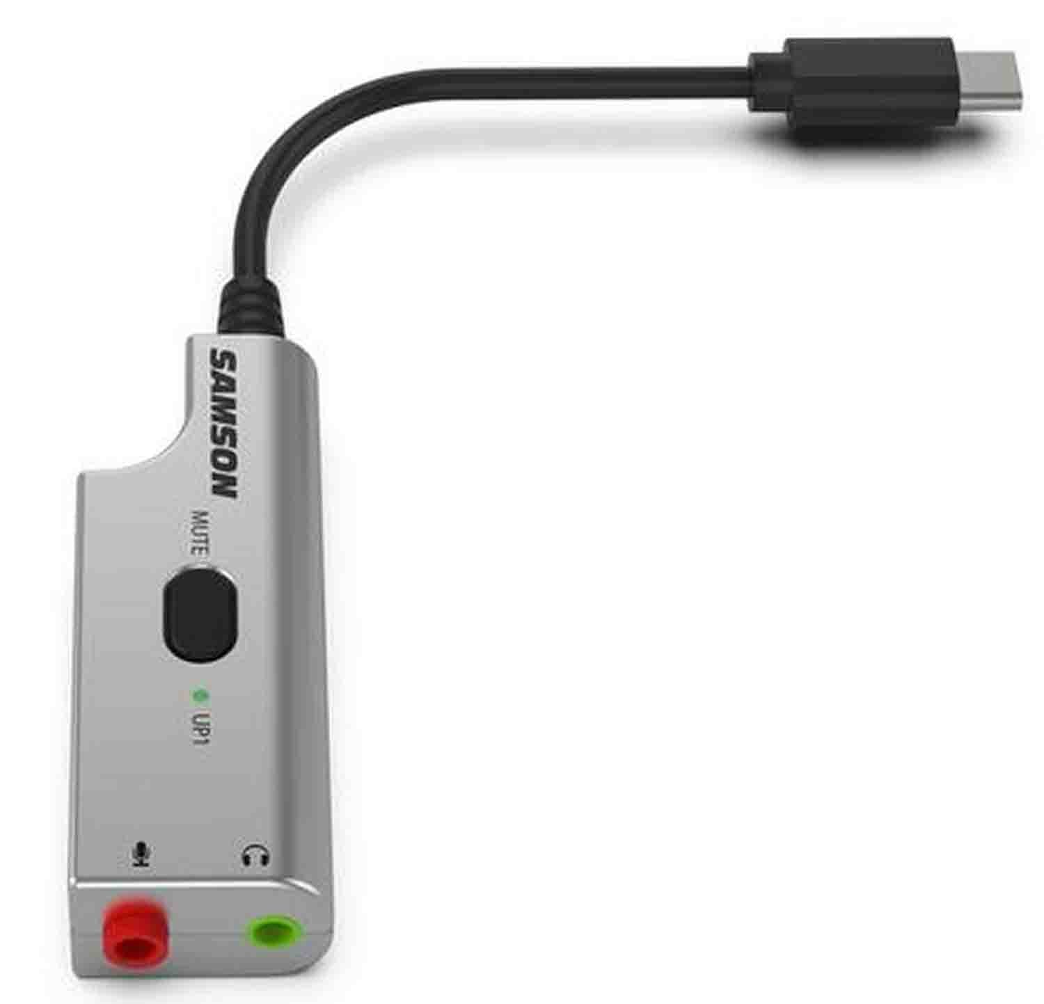 Samson SALMU1 Broadcast Lavalier Microphone with USB Adapter - Hollywood DJ