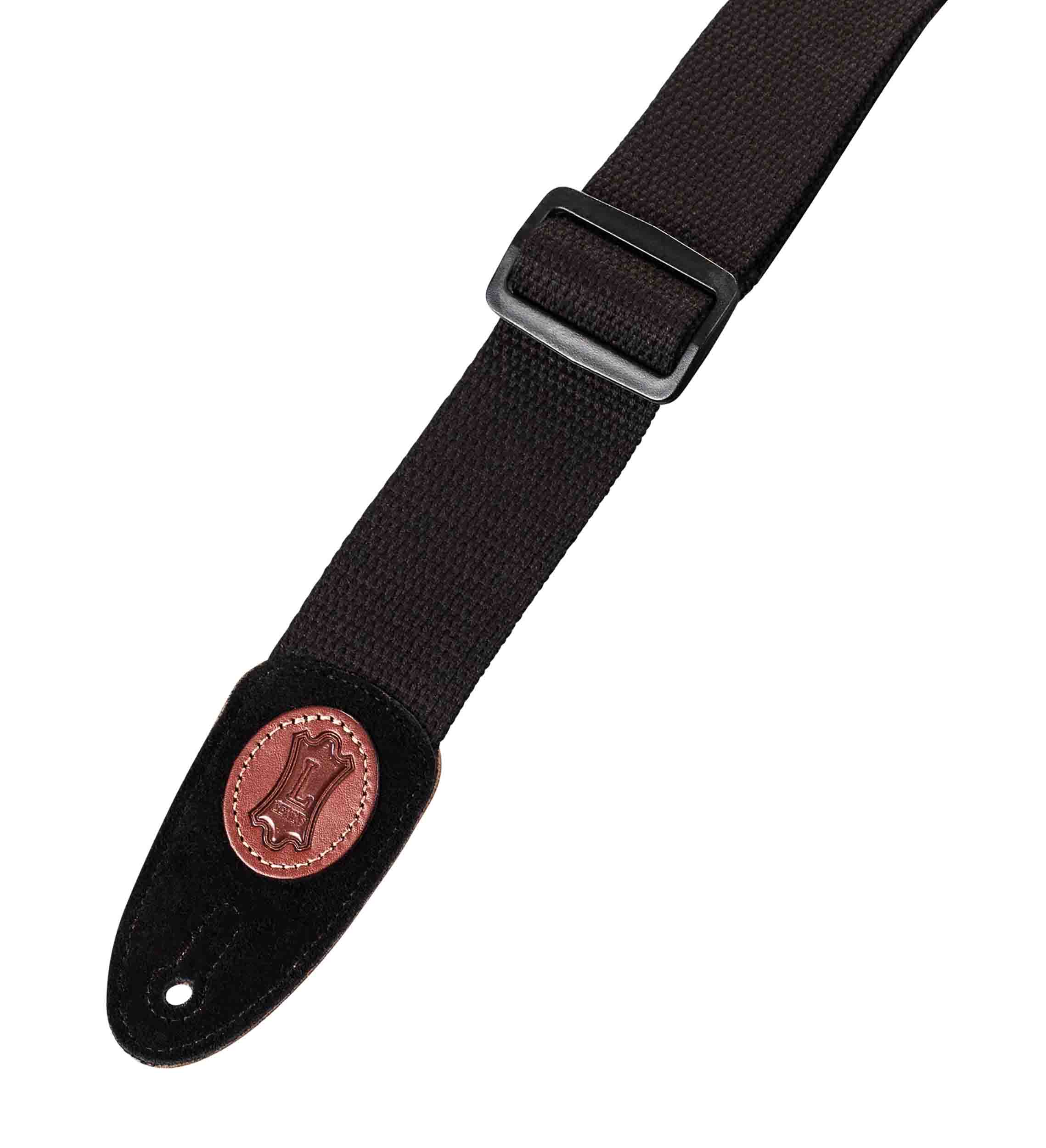 Levy's Leathers MSSC8-XL-BLK, 2-Inch Wide Black Cotton Guitar Strap - Hollywood DJ