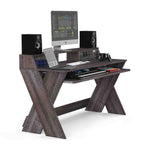 Glorious Sound Desk Pro for Professional Studio Workstation - Walnut - Hollywood DJ