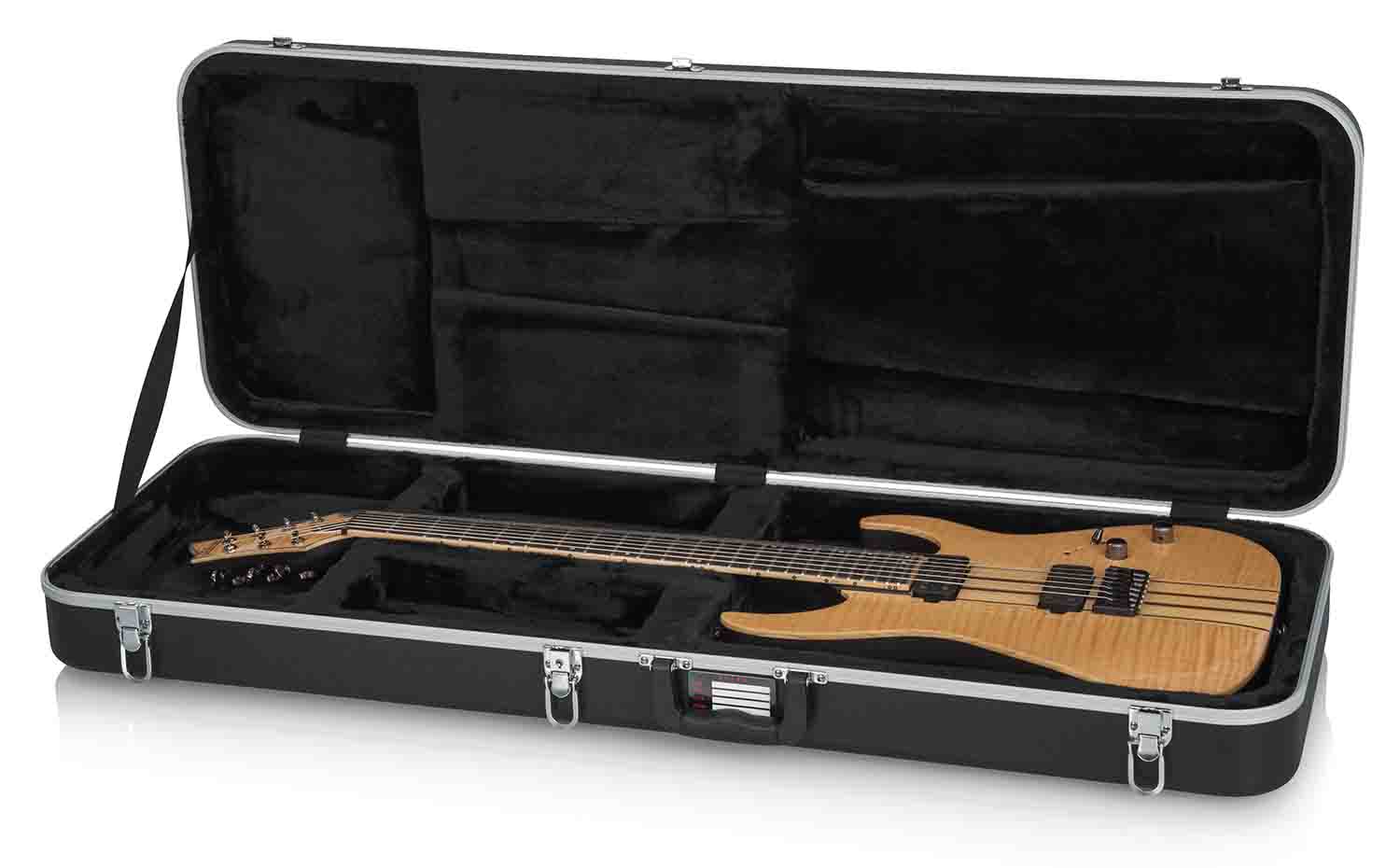 Gator Cases GC-ELEC-XL Deluxe Molded Guitar Case for Electric Guitars - Extra Long - Hollywood DJ