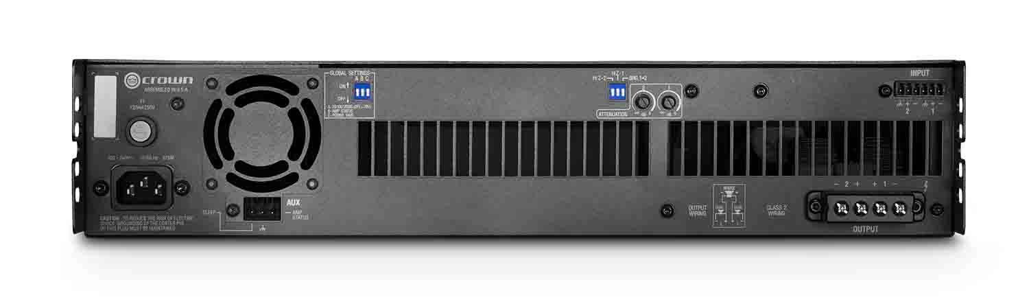 Crown DCI2X600 Drive Core Install 2-Channel 600W Network Amplifier with BLU Link - Hollywood DJ