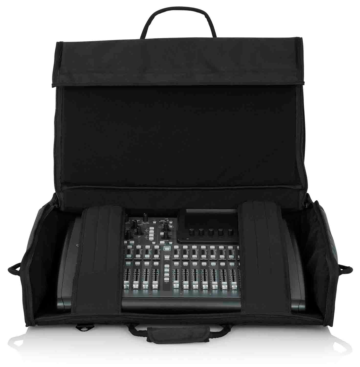 Gator Cases G-MIXERBAG-2621 Nylon Carry DJ Bag for Large Format DJ Mixers - 26″ X 21″ X 8.5″ - Hollywood DJ
