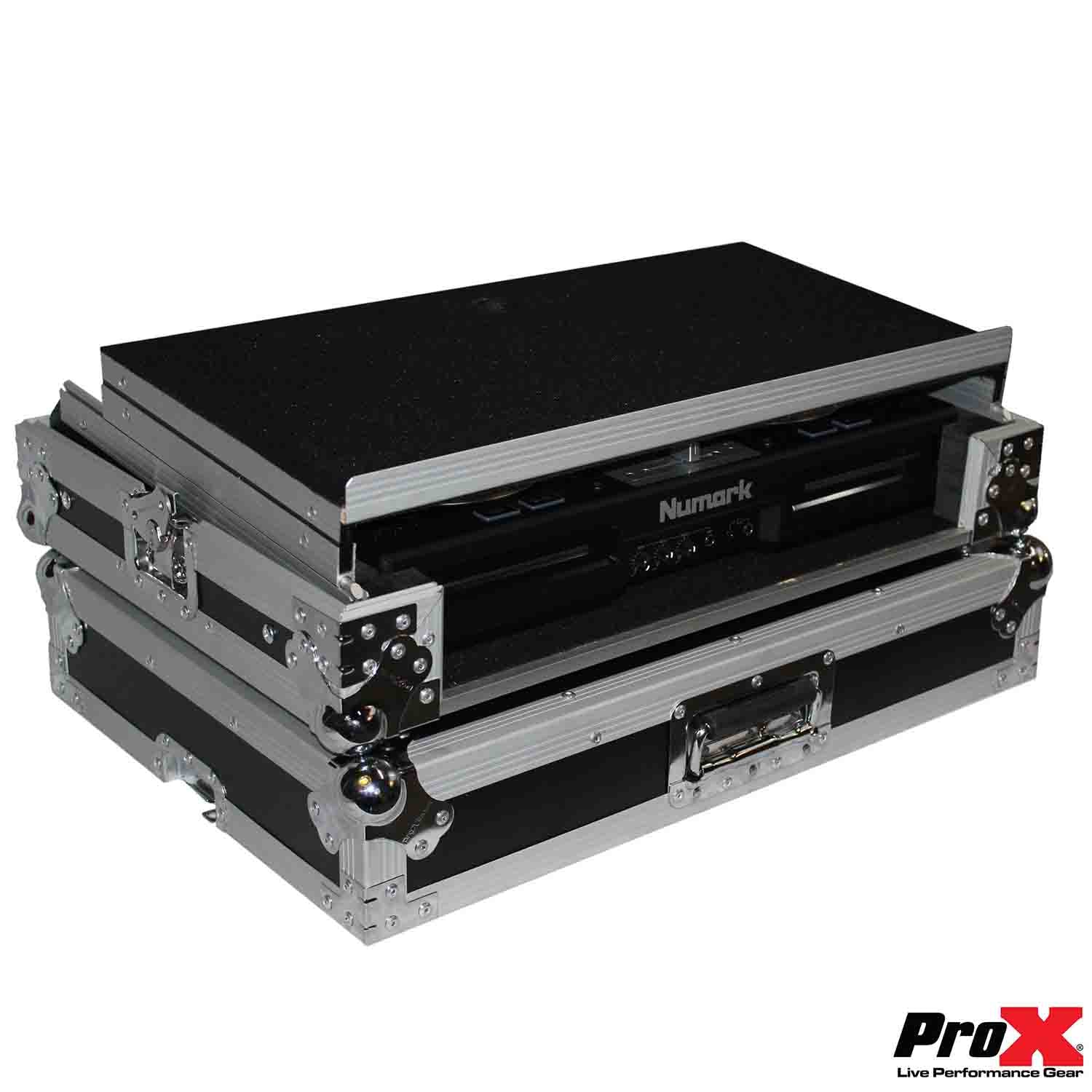 ProX XS-MIXDECKEXLT DJ Flight Case for Numark MixDeck Express Digital Controller With Laptop Shelf - Hollywood DJ