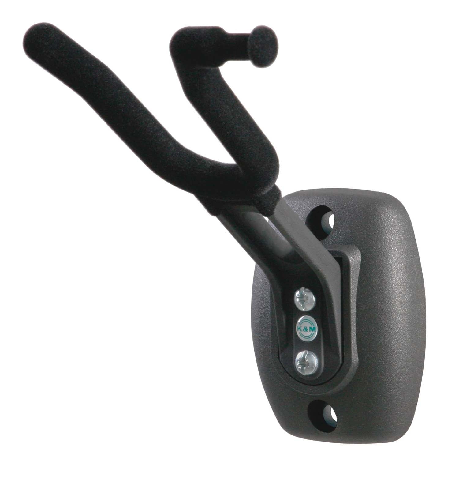 K&M 16580 Violin Wall Holder - Black - Hollywood DJ