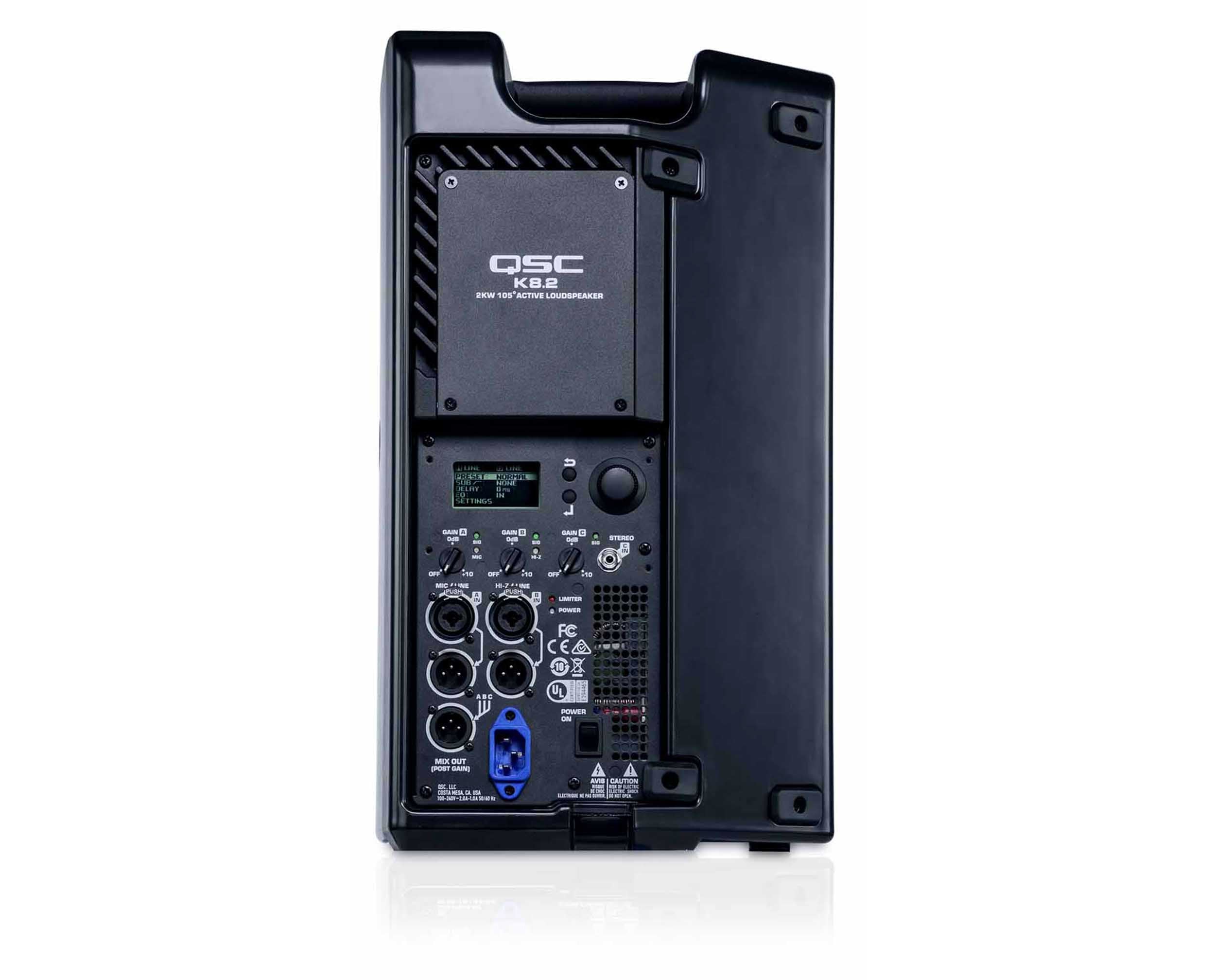 QSC K8.2 2000 Watt 2-Way Active Loudspeakers - 8 Inch - Hollywood DJ