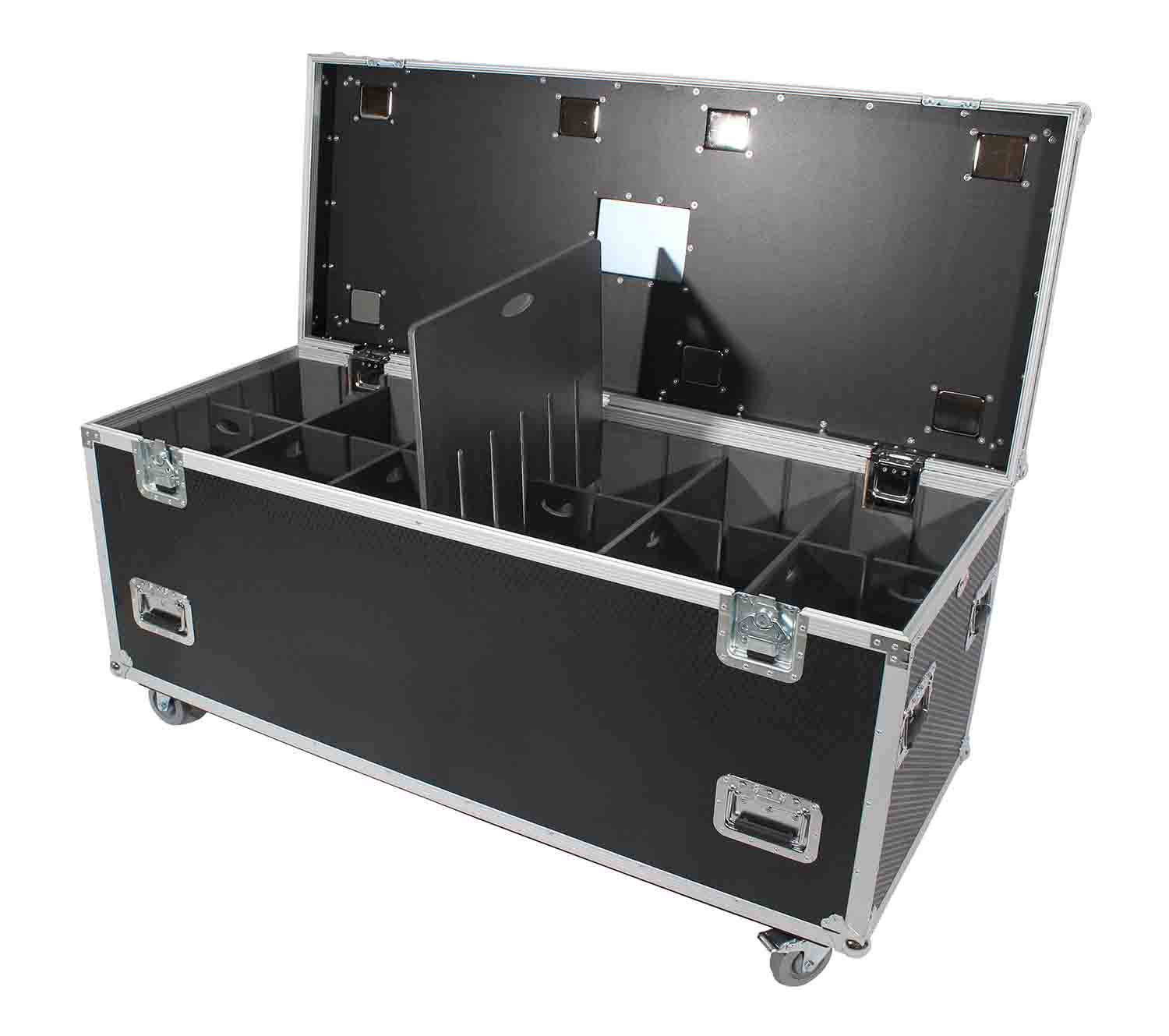 PROX XS-UTL246030W MK2 Heavy-Duty Truck Pack Utility Flight Case W-Divider and Tray Kit - Hollywood DJ