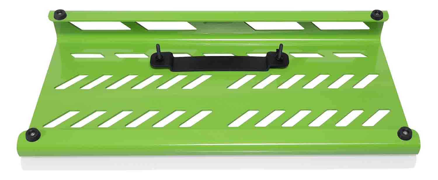 Gator Cases GPB-BAK-GR Large Pedal Board with Carry Bag - Green - Hollywood DJ