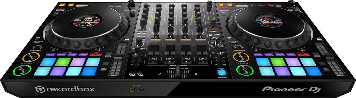 Magma DJ Package with MGA40982 Multi-Format DJ Workstation Case and Pioneer DJ DDJ-1000 DJ Controller - Hollywood DJ