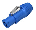 ProX XC-PWC-BLUE, Blue Male Connector for Power Connection Compatible Devices - Hollywood DJ