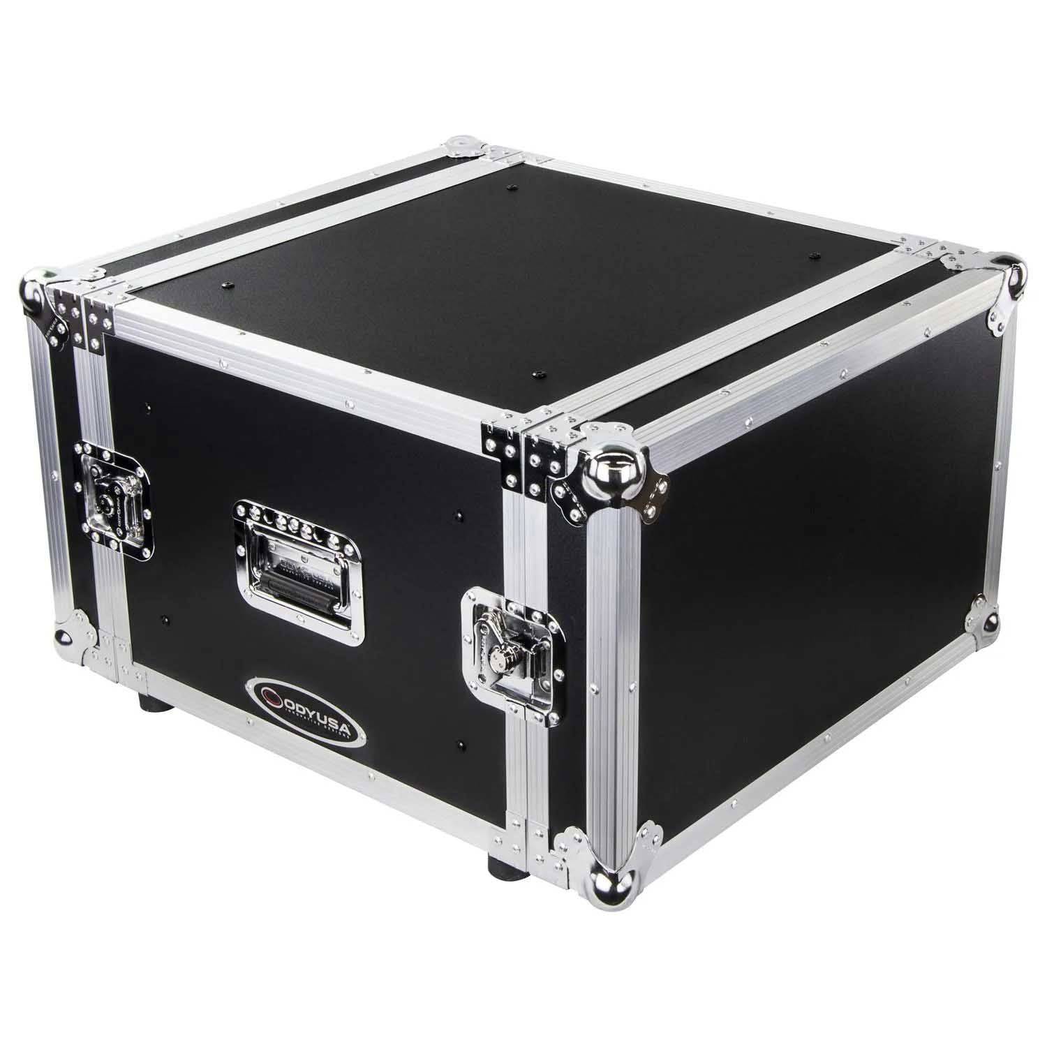 Odyssey FZS06, 6U Shock Mount Rack Flight Case - Hollywood DJ