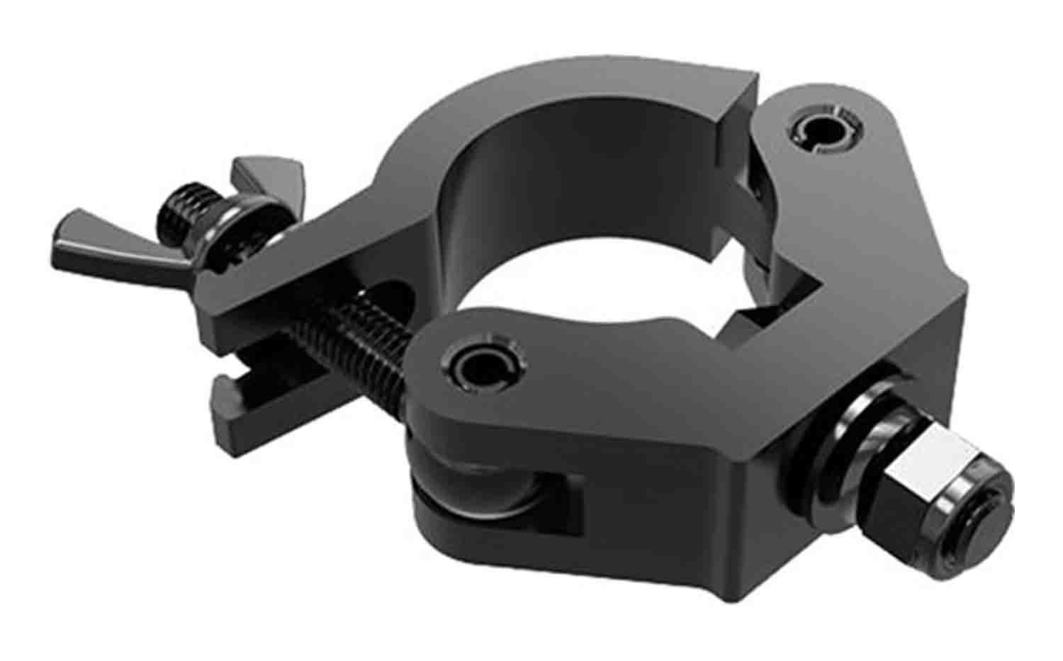 Global Truss X-PRO CLAMP/SLM12 BLK Extra Heavy-Duty M12 Slim Clamp for 50mm Tubing - Black - Hollywood DJ