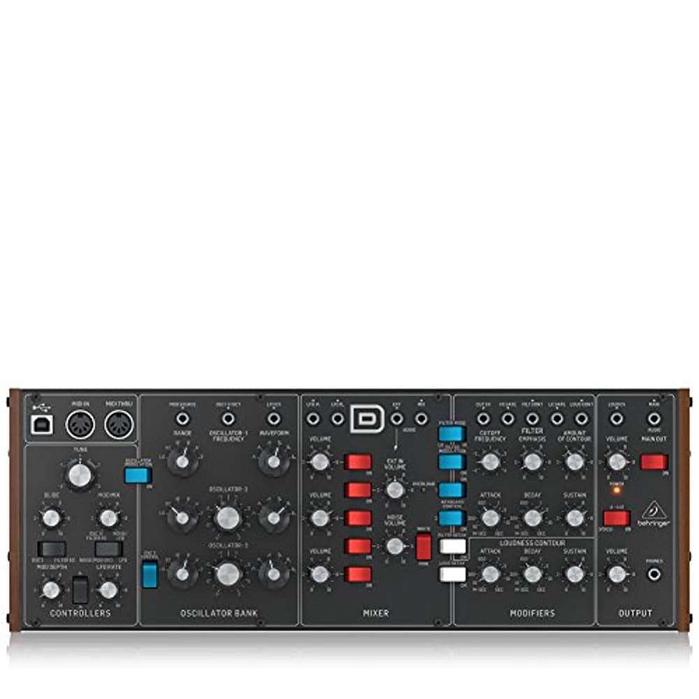 Behringer Model D Analog Synthesizer Eurorack sized Analog Monosynth Module | Open Box - Hollywood DJ