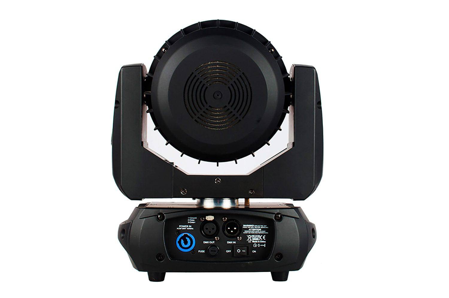 JMAZ JZ3008 LED Moving Head ATTCO WASH 150Z With Zoom (6°-60°) And 7 Quad (RGBW) LEDs - Hollywood DJ