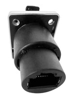 ProX XC-RJ45-FFP, Single Ethernet Feed Through D-Series Panel Mount Jack Pass Through CAT6 - Hollywood DJ