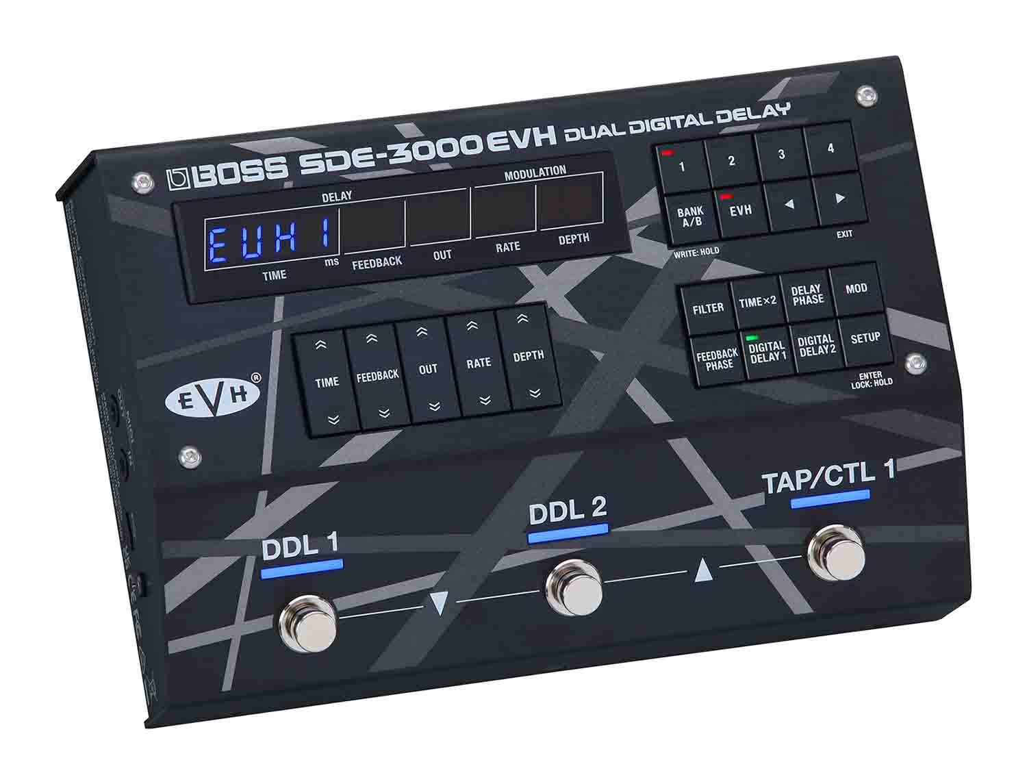 Open Box: Boss SDE-3000EVH Dual Digital Delay Pedal - Hollywood DJ