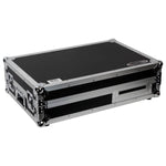 Odyssey FZGS1BM10W Reversible 10″ Format DJ Mixer and One Battle Position Turntable Coffin Flight Case with Glide Platform - Hollywood DJ