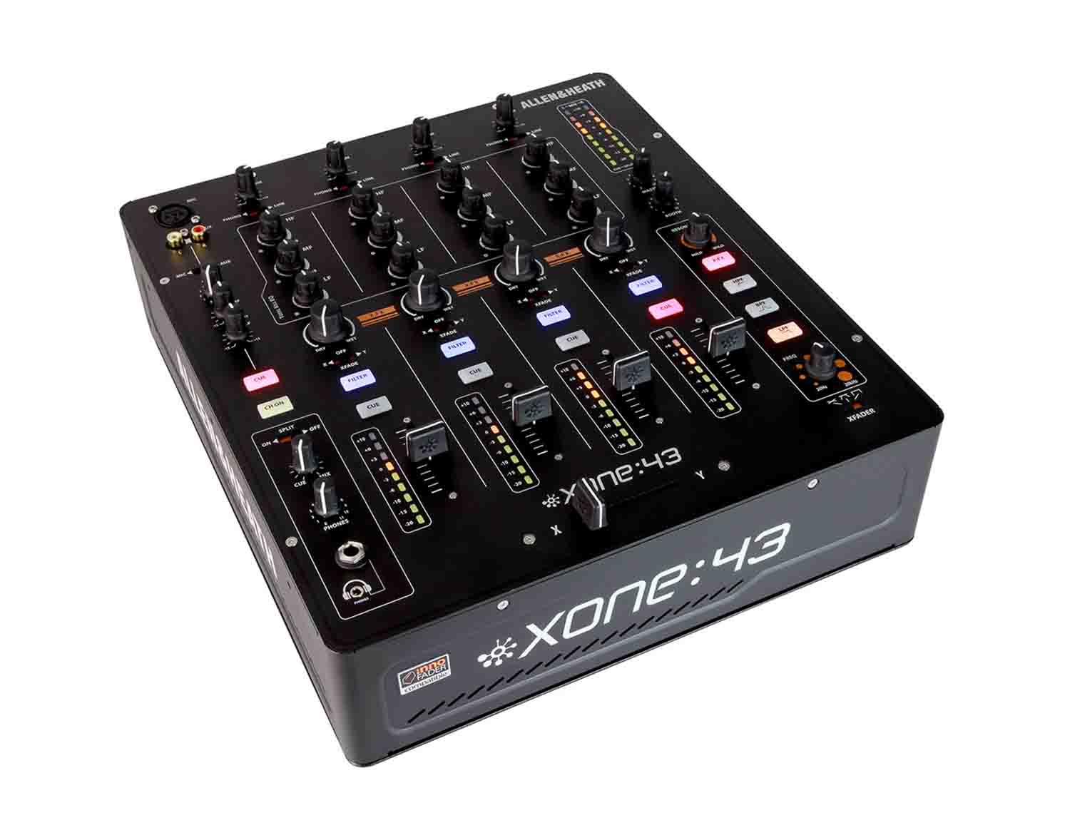 Allen & Heath XONE:43, 4 Channel Analogue DJ Mixer - Hollywood DJ