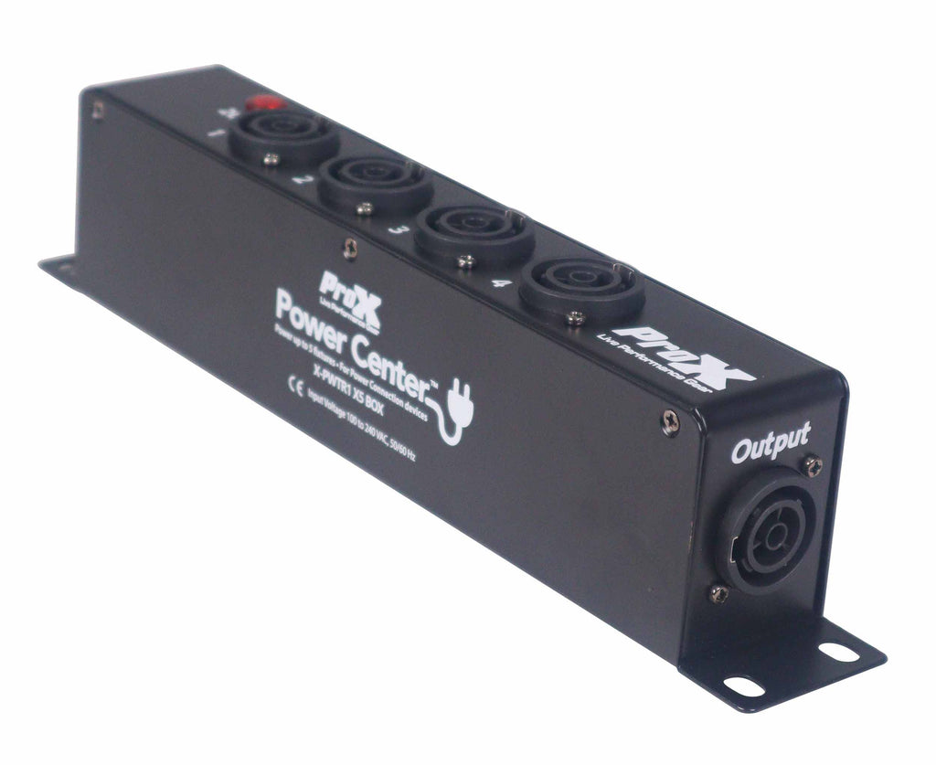 ProX X-PWTR1X5 BOX, 4-Way Power Splitter Box for True Power Connection