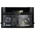Odyssey FZGSXDJRX2W2BL DJ Flight Case for Black Pioneer XDJ-RX/XDJ-RX2 with 2U Rack Space And Glide Platform - Hollywood DJ