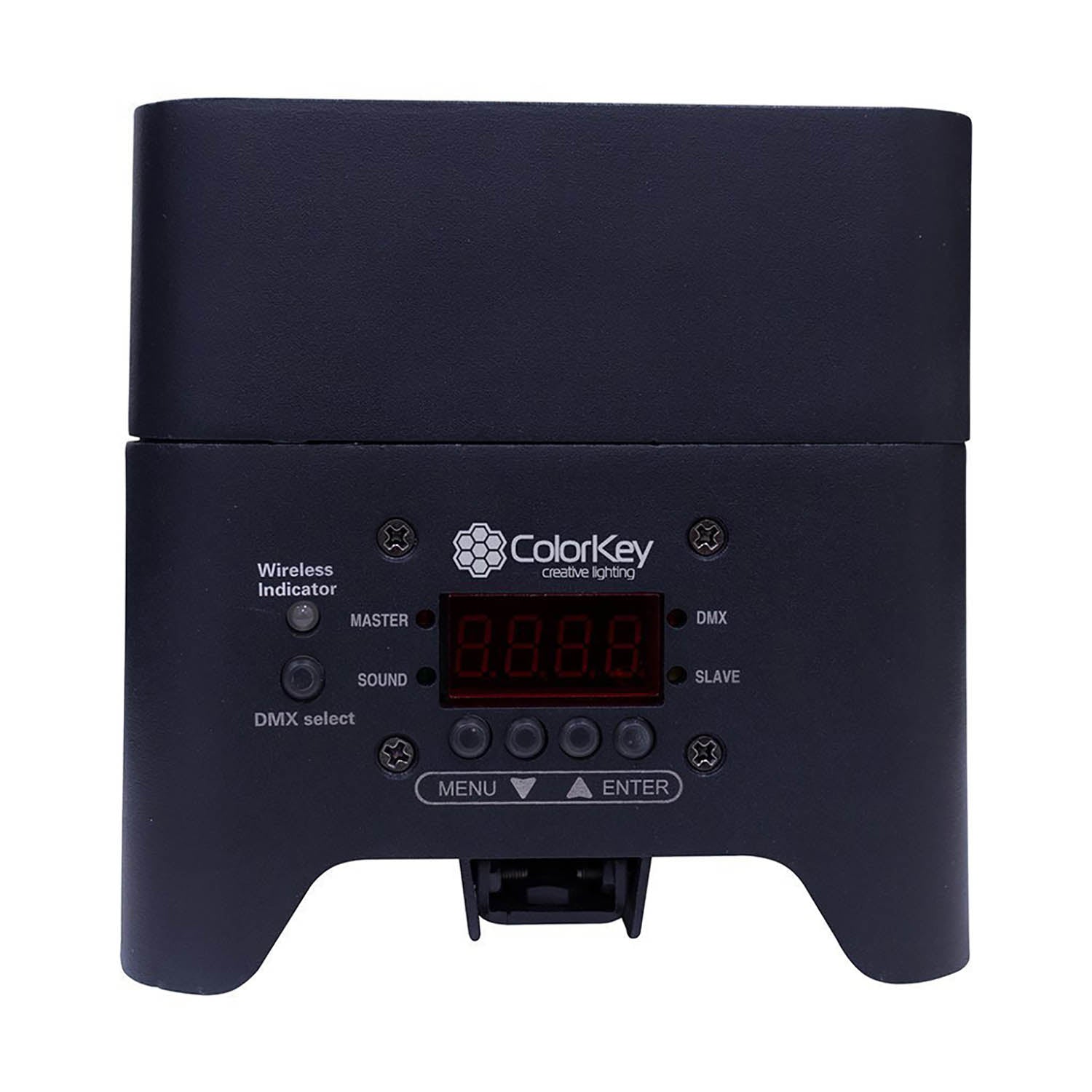 B-Stock: ColorKey CKW-6020B, MobilePar Uplight Mini Hex 4, Battery Powered Wireless Par Fixture Light - Hollywood DJ
