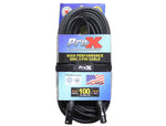 ProX XC-DMX100, DMX XLR3-M to XLR3-F High Performance Cable - 100 Feet by ProX Cases