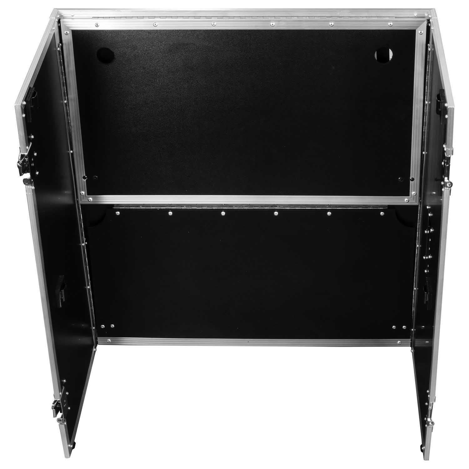 Odyssey FZF33362T 33″ Wide x 36″ Tall Two-Tier DJ Fold-out Stand - Hollywood DJ