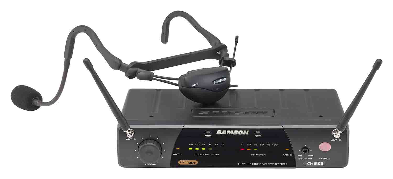 Samson SW7A7SQE-K3 Wireless Fitness Headset Microphone System - Hollywood DJ