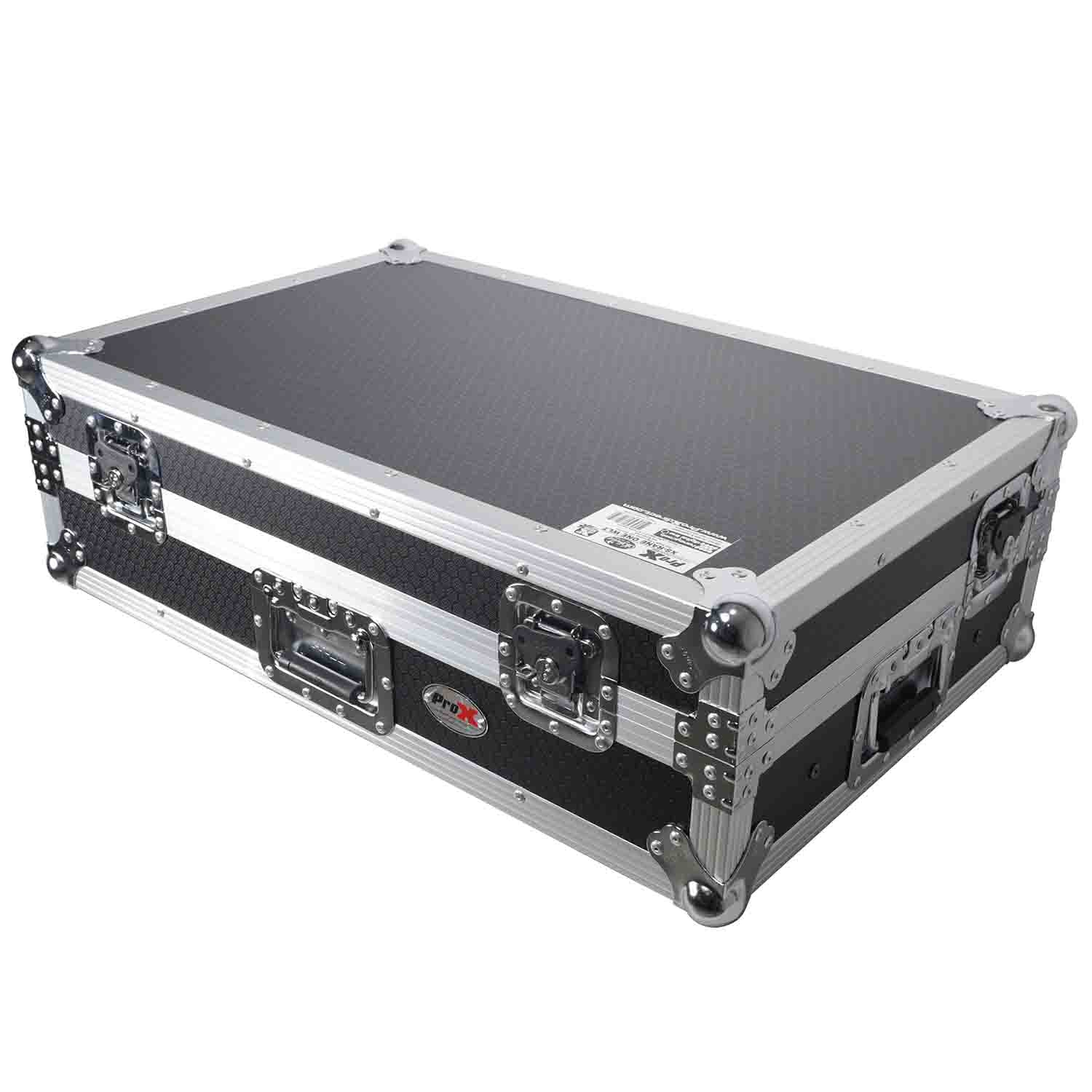 ProX XS-RANEONE WLT DJ Flight Case for RANE ONE DJ Controller with Sliding Laptop Shelf, 1U Rack, and Wheels - Hollywood DJ