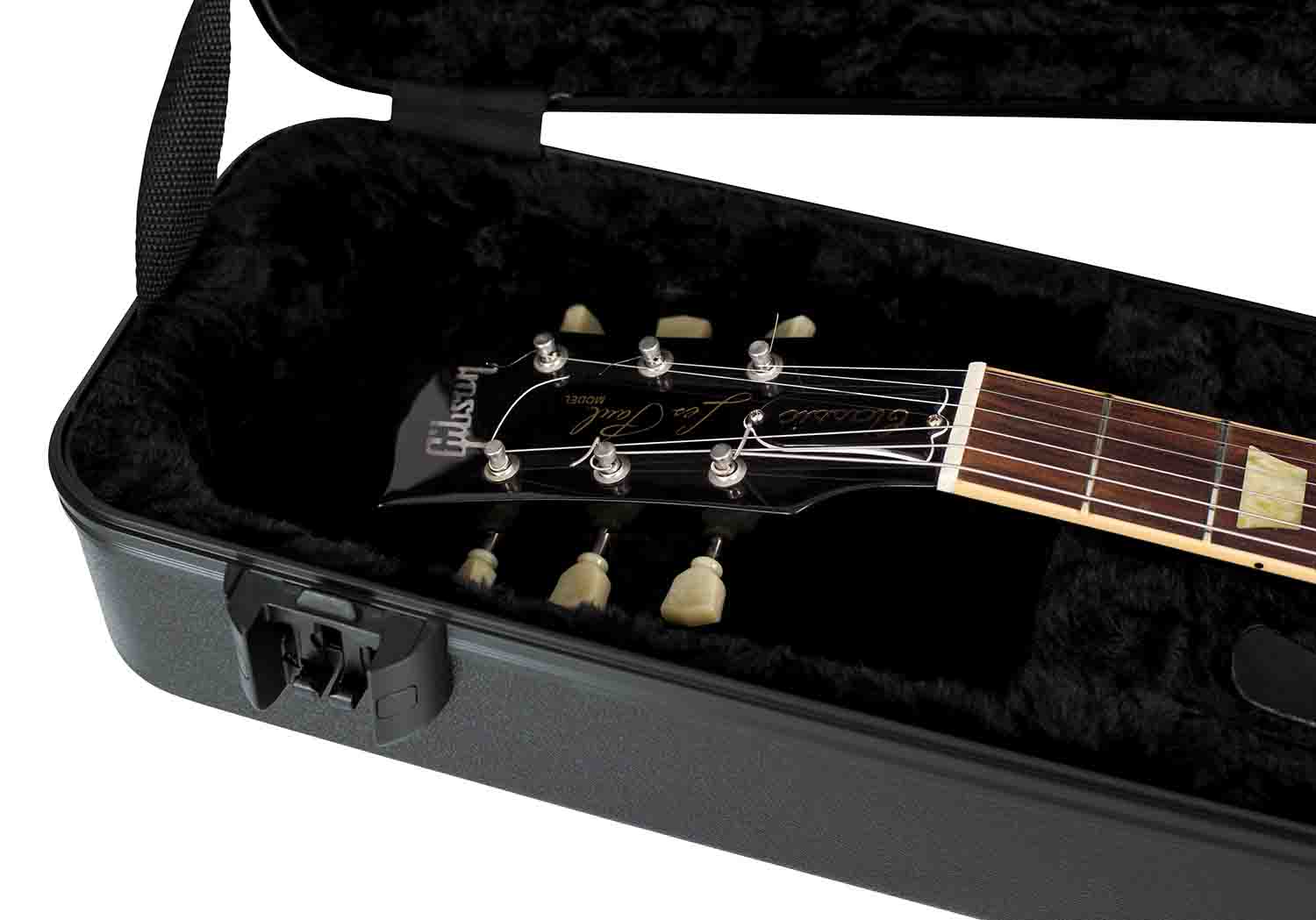 Gator Cases GTSA-GTRLPS Guitar Case for Gibson Les Paul and Single Cutaway Electric Guitars - Hollywood DJ