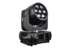 JMAZ JZ3001 Moving Head Light Fixture Aero Wash 710Z with 70W Battery & 7 Quad (RGBW) LEDs JMAZ