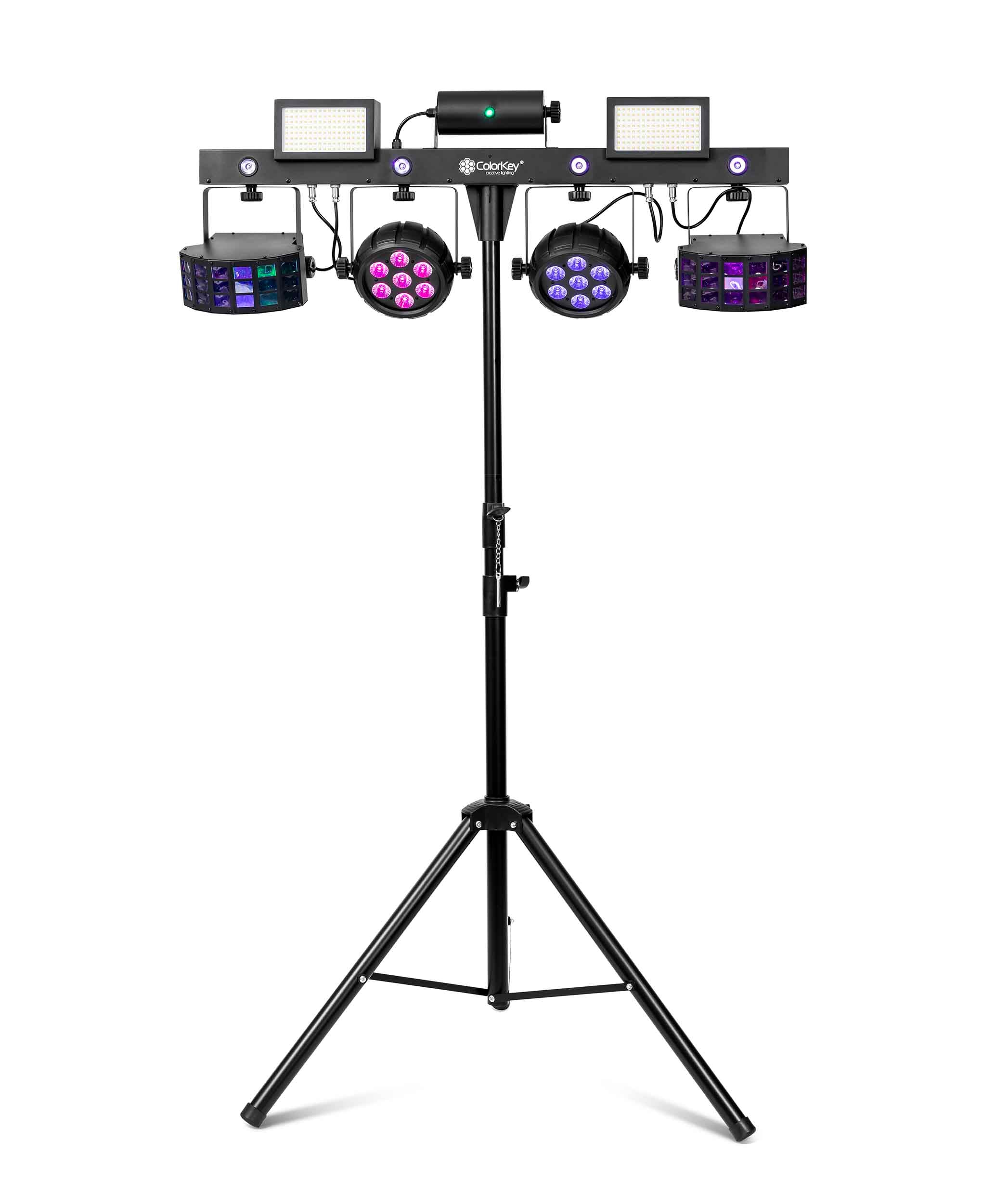 Colorkey CKU-3100, Professional All-In-One Wireless Lighting Package with Stand and Carrying Case by ColorKey