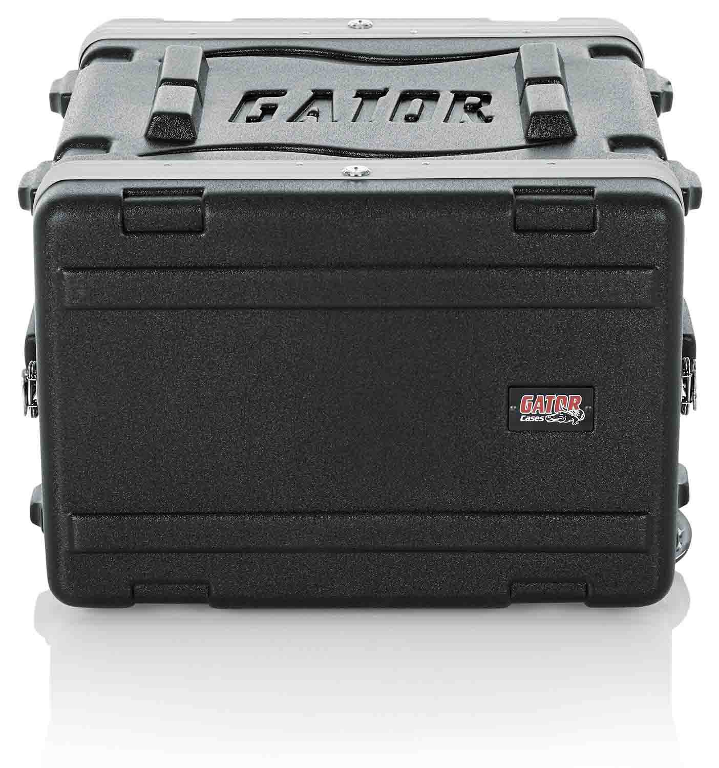Gator Cases GRR-6PL-US Powered Rolling Molded 6U Rack Case - Hollywood DJ