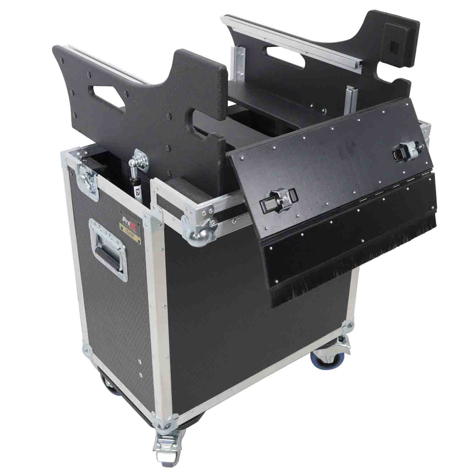 ProX XZF-AHSQ5 Flip-Ready Easy Retracting Hydraulic Lift Case for Allen and Heathh SQ5 Console - Hollywood DJ